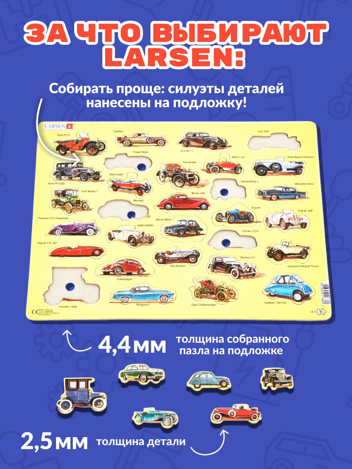 Пазл Larsen классический - фото 3