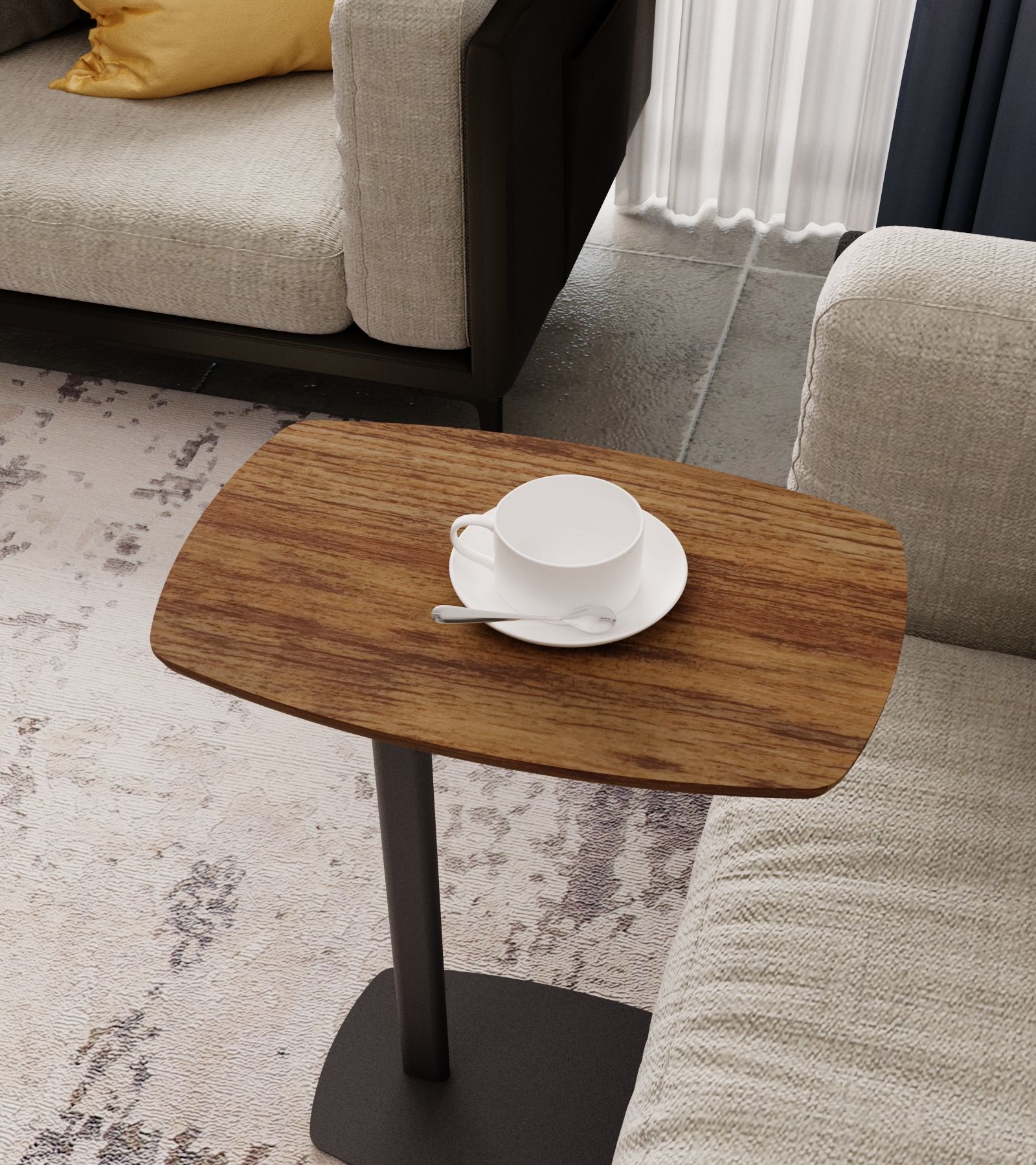 Стол придиванный SLINE Дей дуб американский - фото 2