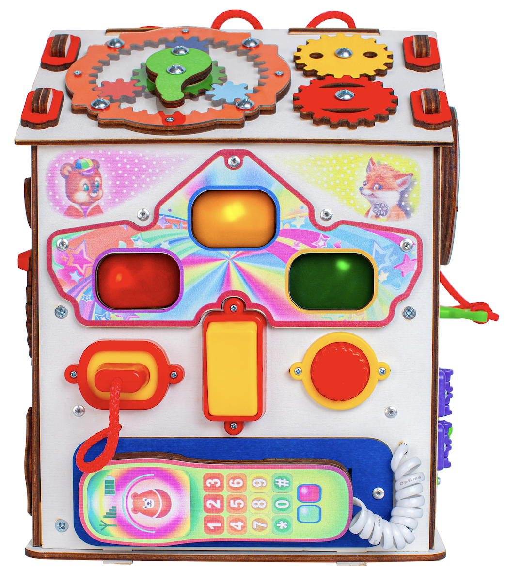 Игрушка Jolly Kids бизиборд Зверята - фото 10