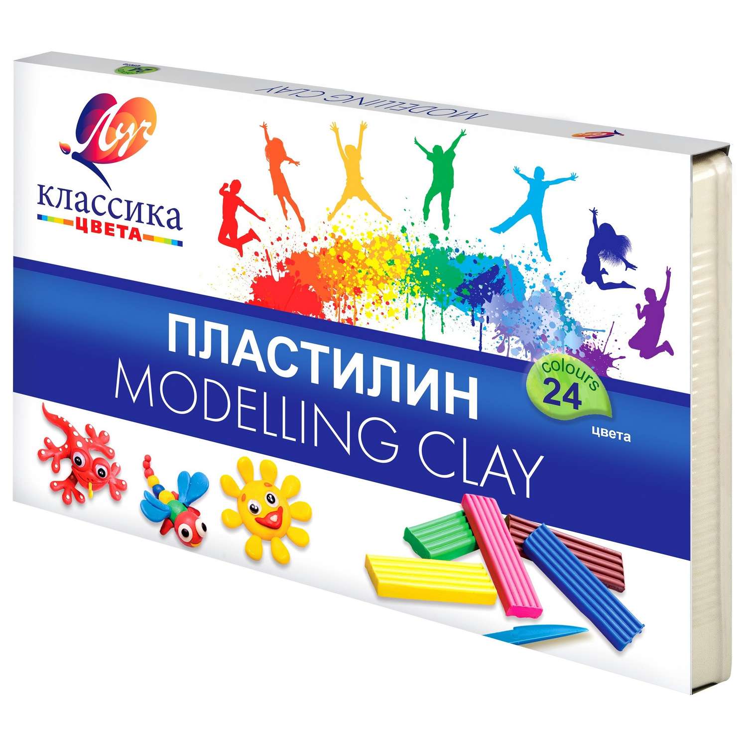 Пластилин Луч 24 цв. - фото 2