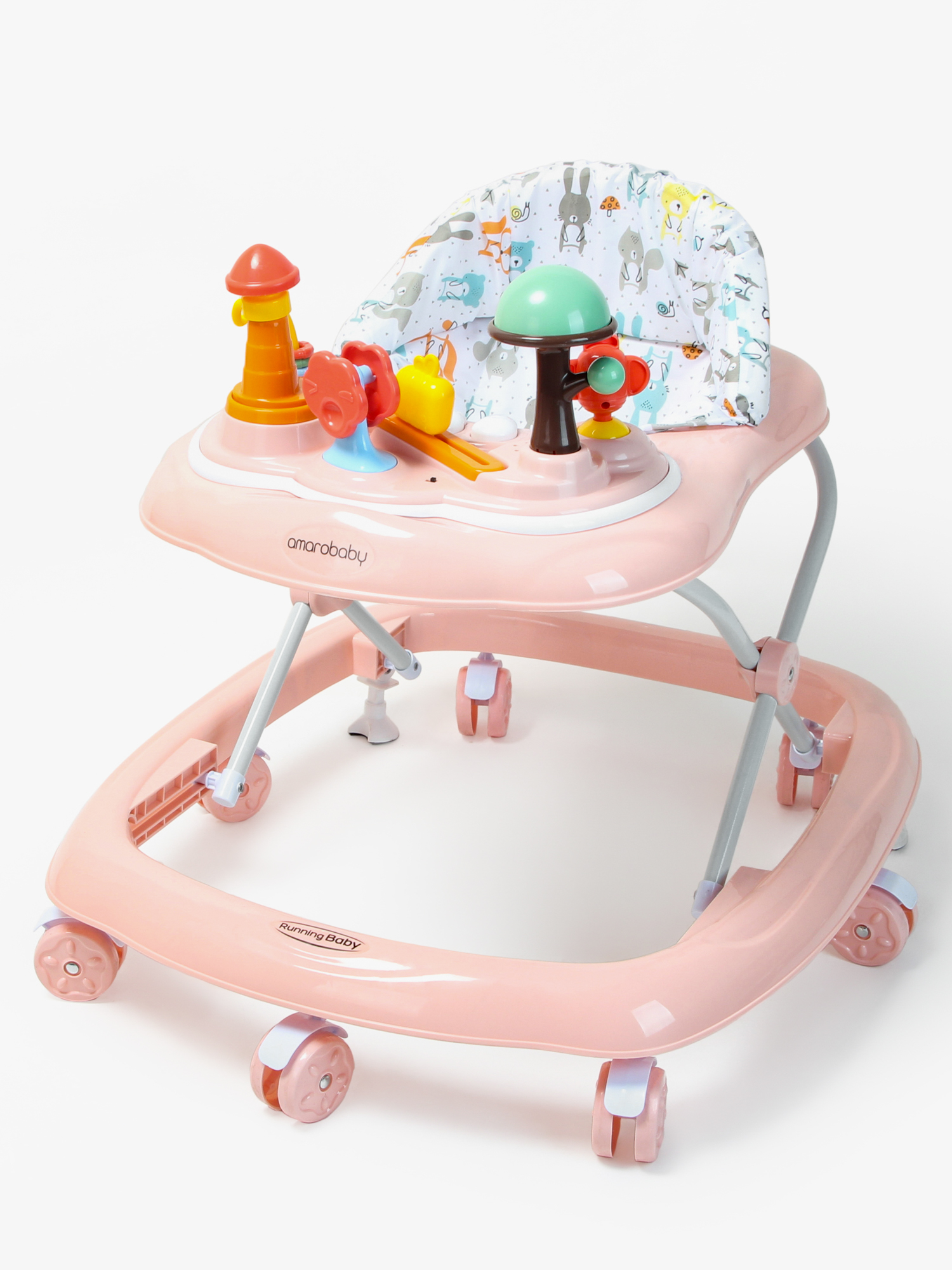 Ходунки Amarobaby Running Baby розовый в ассортименте - фото 15