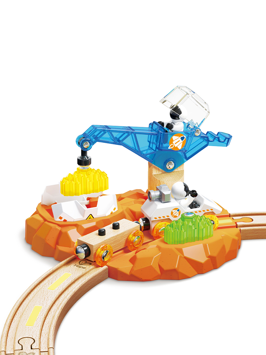 Набор железнодорожный Hape 93.9 см E3799_HP - фото 12