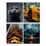 Тетрадь Prof-Press клетка 96 лист. в ассортименте