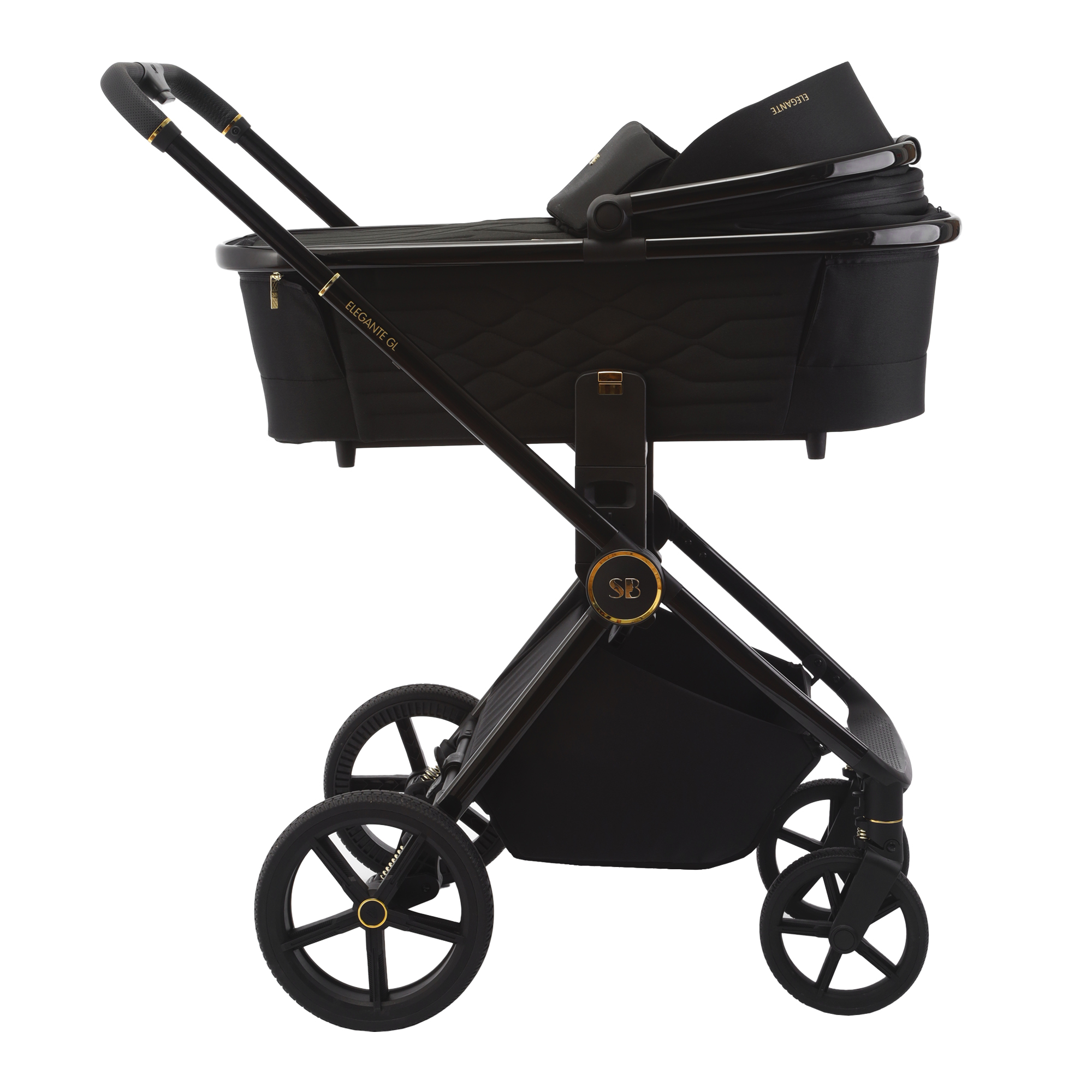 Коляска 3в1 Sweet Baby Elegante GL Black черный - фото 28