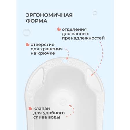 Ванночка Пластишка белый