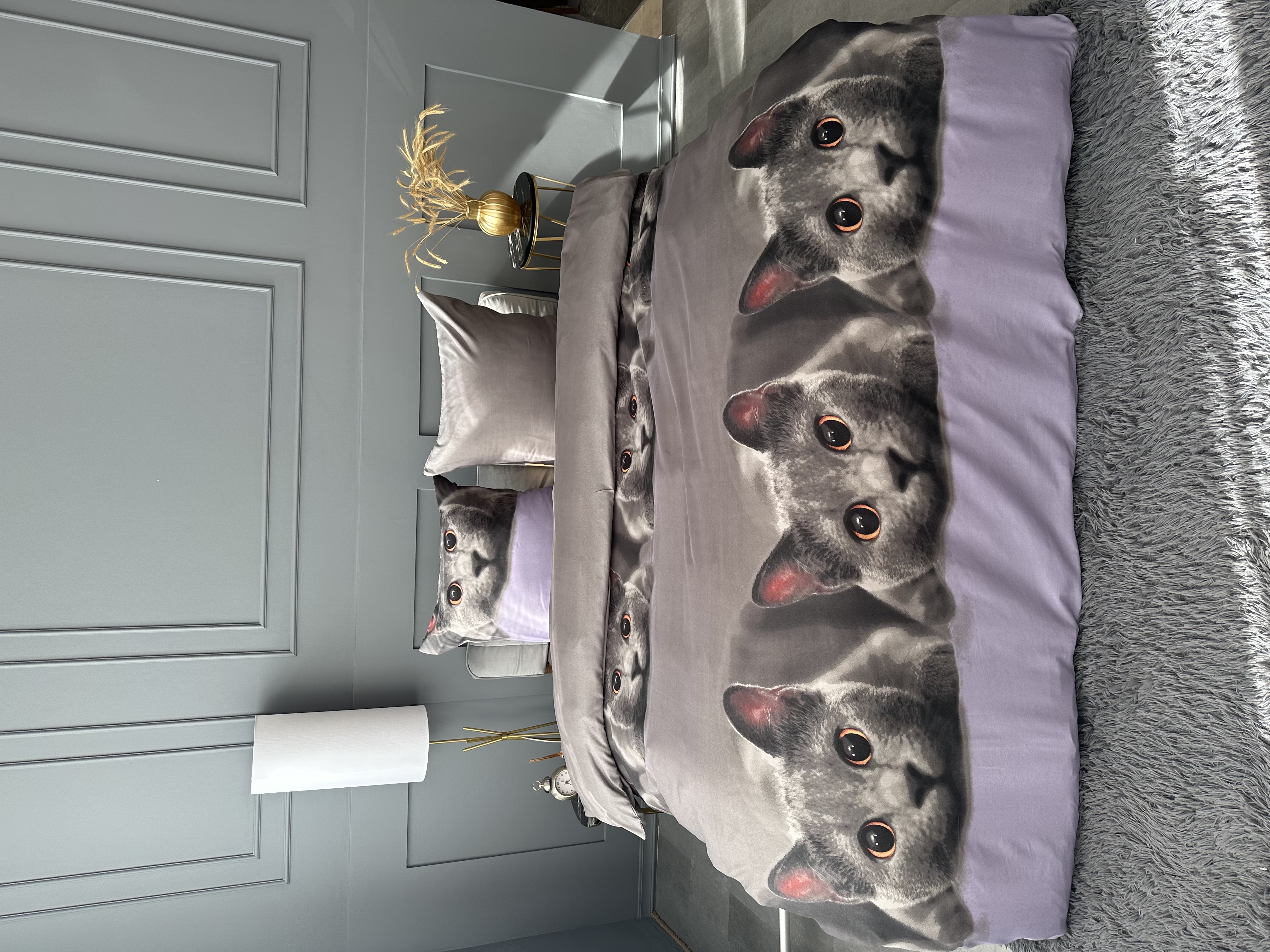 Комплект постельного белья PAVLine Котик двуспальный - фото 2