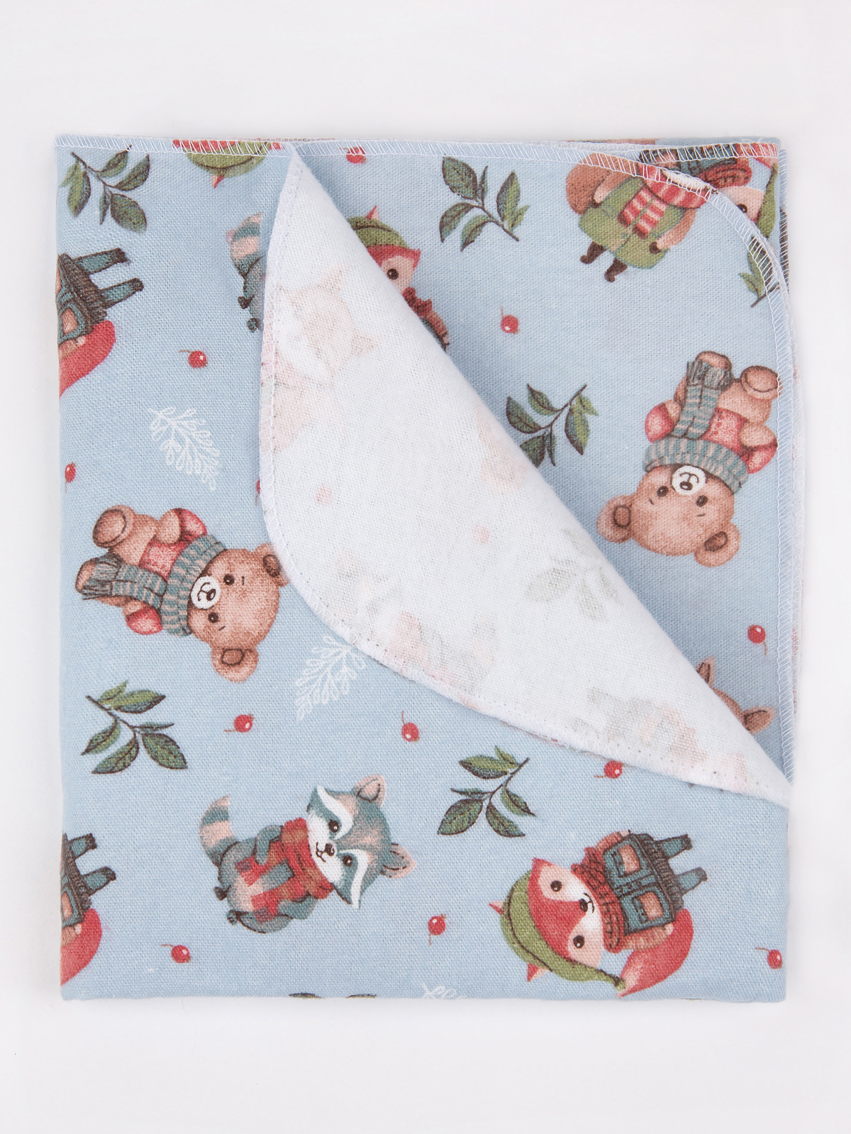 Пелёнка Чудо-Чадо Сыночку/Лес фланель 85х120 см 2 шт. - фото 19