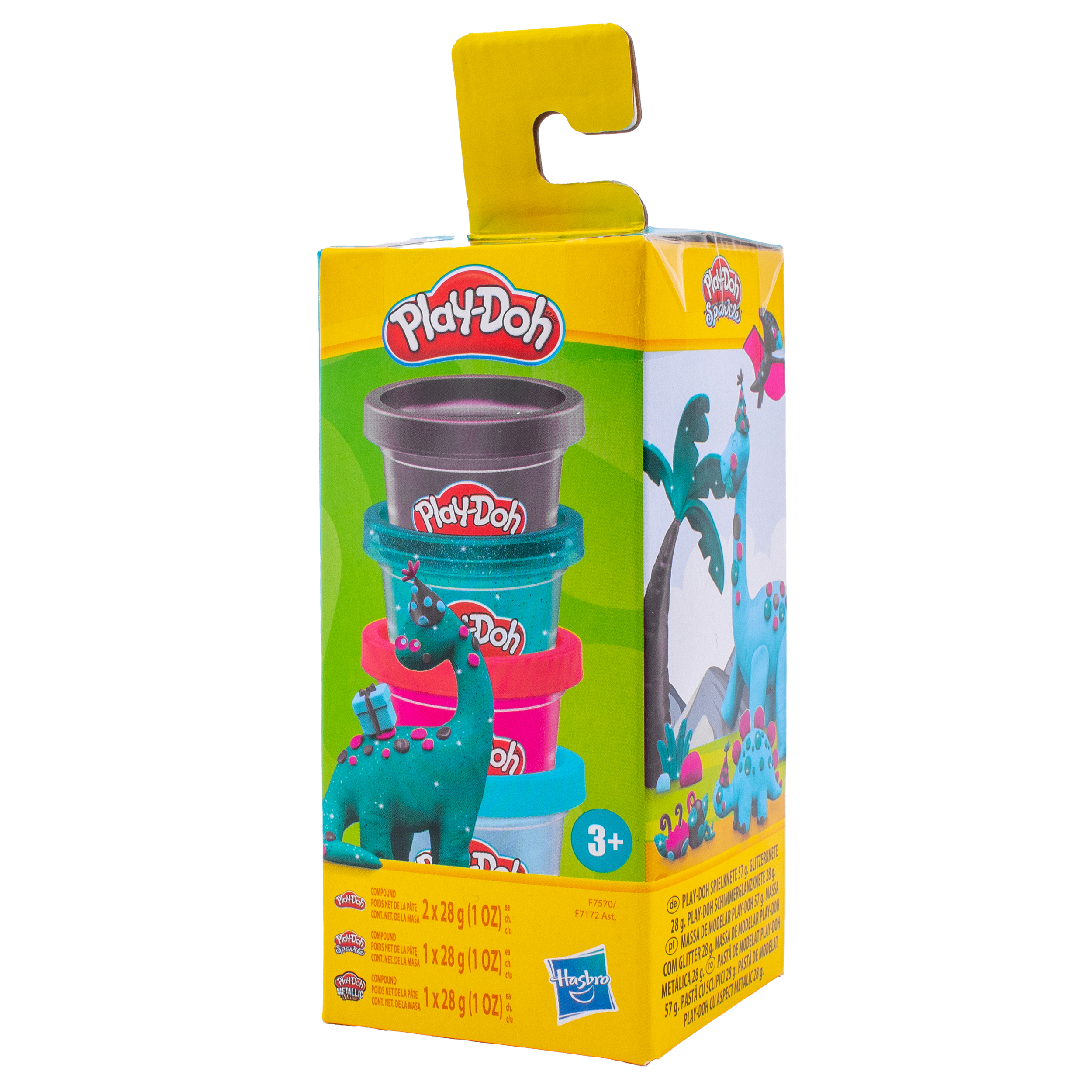 Масса для лепки Hasbro Play-Doh Динозавры 4 цв. - фото 7