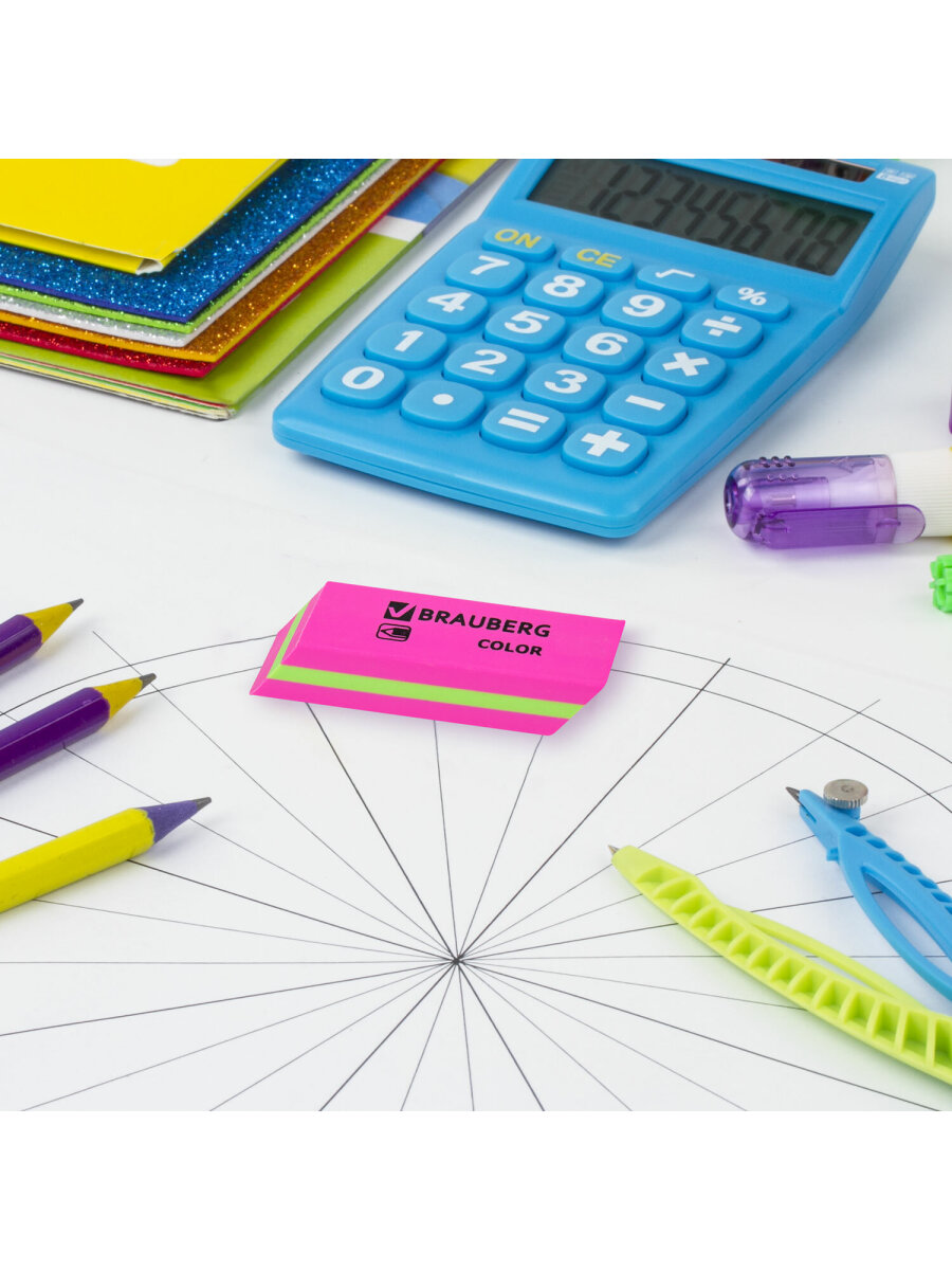 Ластик Brauberg 3 шт. - фото 13