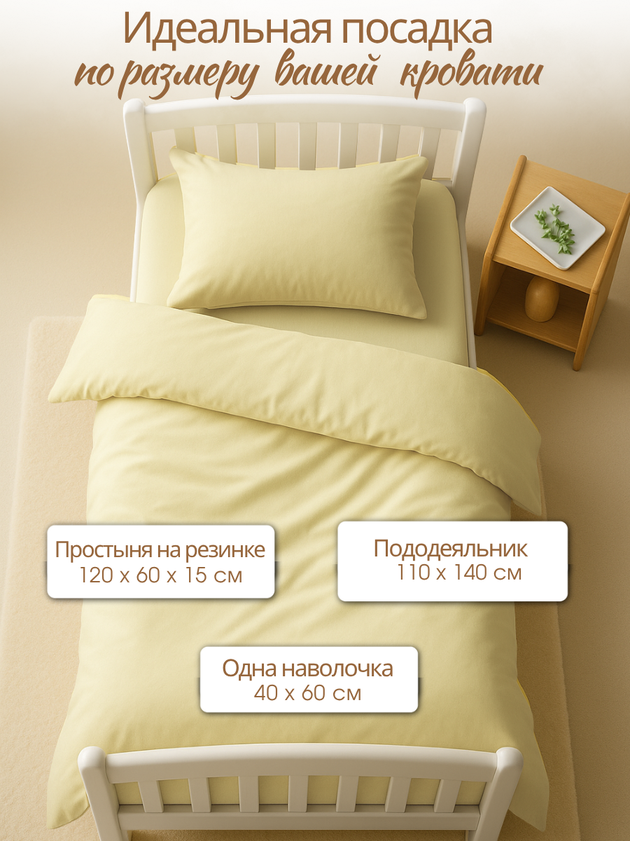 Комплект постельного белья Ночь Нежна детский 3 предм. - фото 2