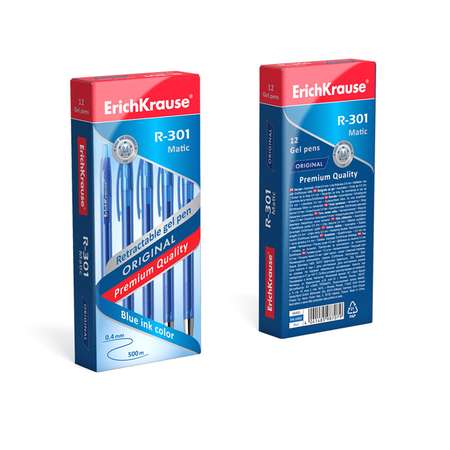 Ручка гелевая ErichKrause 12 шт.