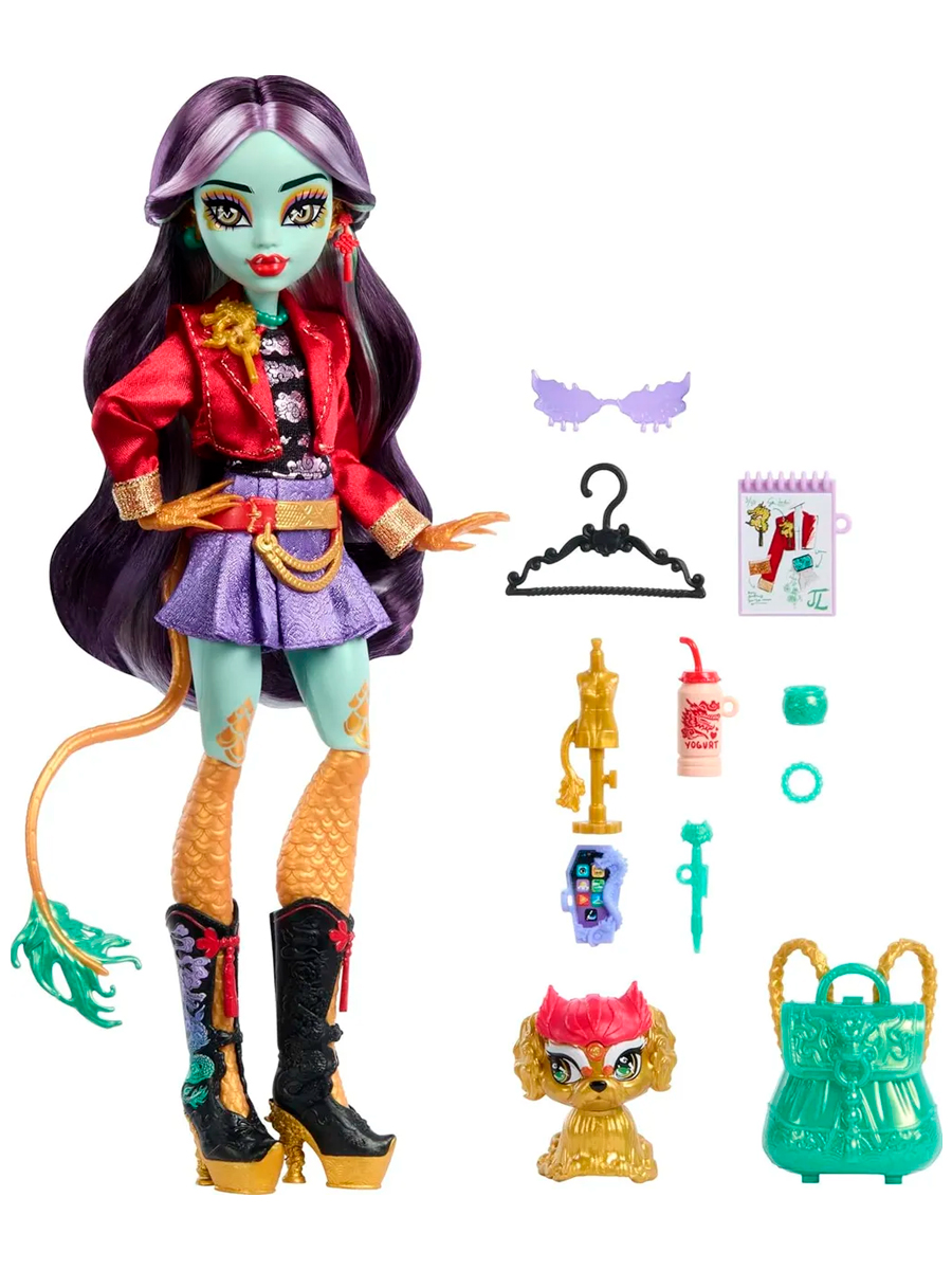 Кукла модельная Monster High Джинафаер Лонг HYV58 00-00019752 - фото 3