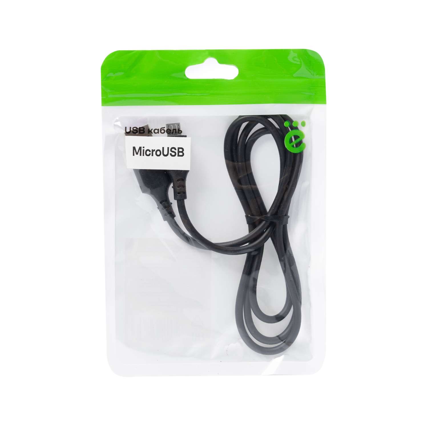 USB кабель ё MicroUSB 1м Черный - фото 3