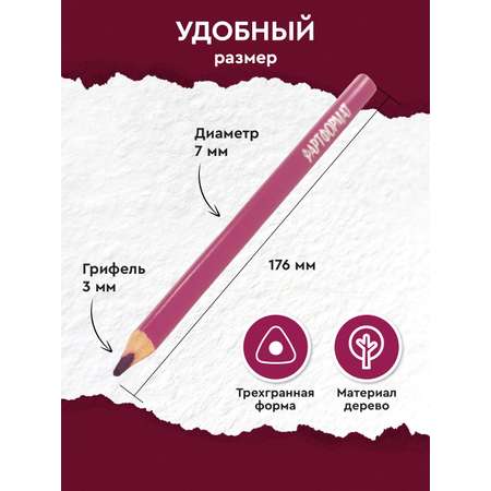 Карандаши акварельные АРТформат 24 шт.