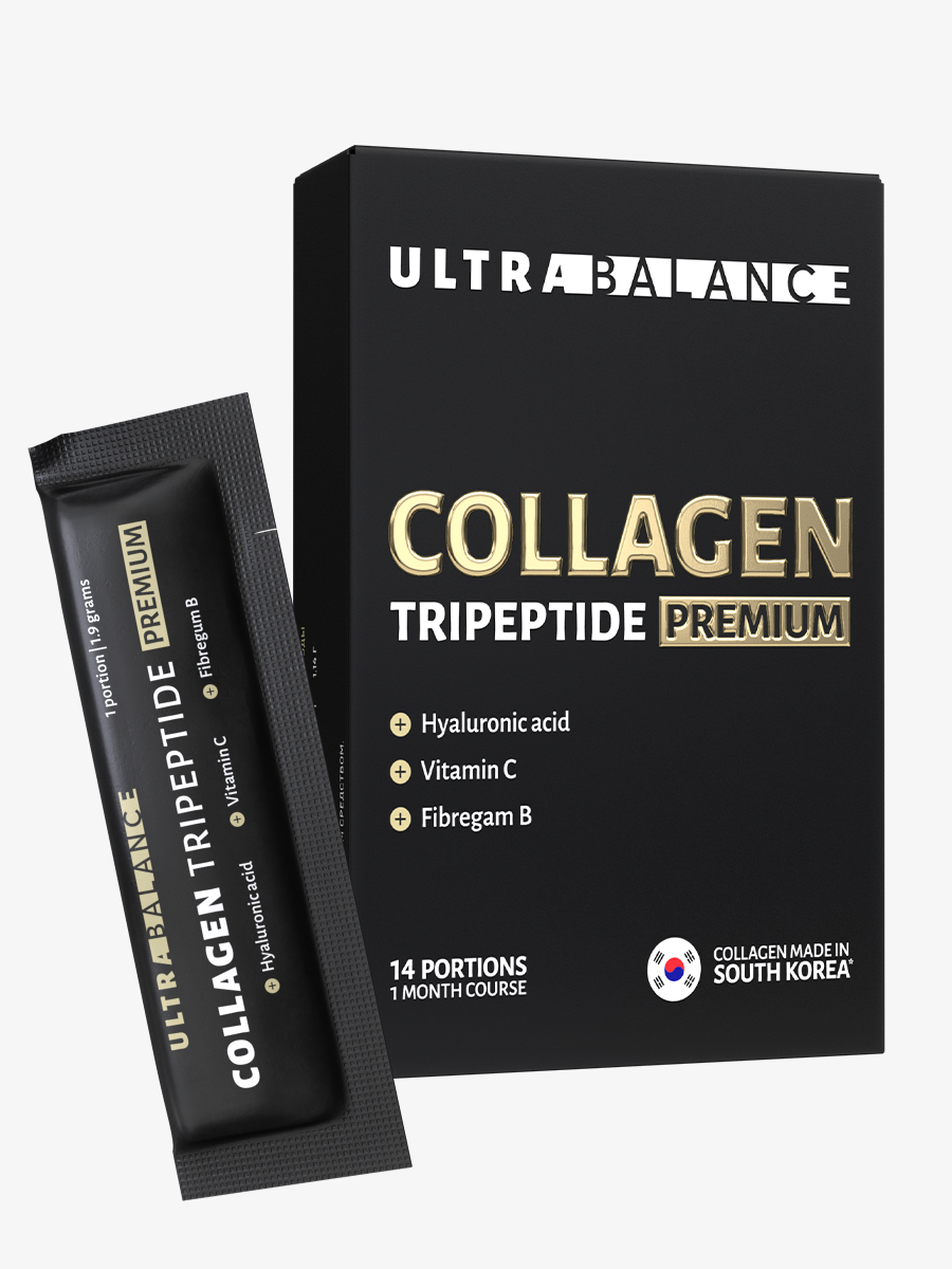 Изображение товара Морской коллаген UltraBalance Collagen Tripeptide Premium 14 саше