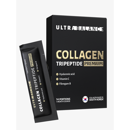 Коллаген морской UltraBalance Colagen Tripeptide Premium порошок 14 саше