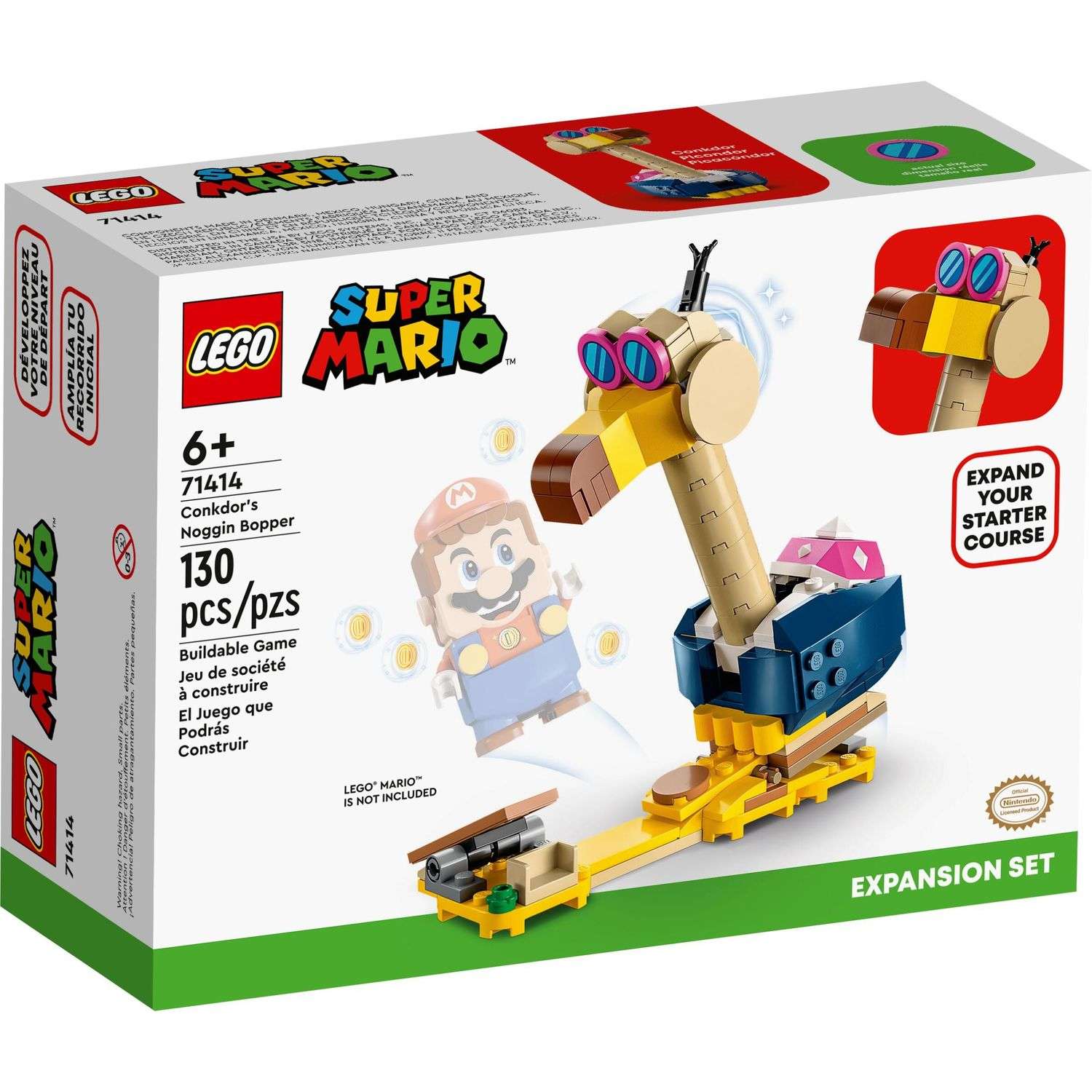 Конструктор LEGO Super Mario Conkdors Noggin Bopper 130 дет. - фото 5