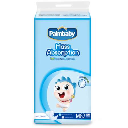 Подгузники Palmbaby M 62 шт.