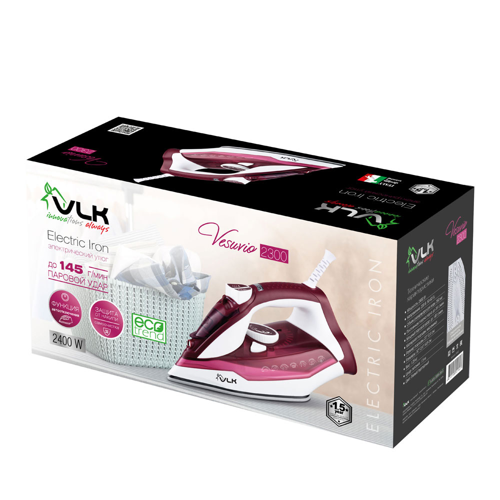 Утюг электрический VLK Vesuvio 2300 - фото 13