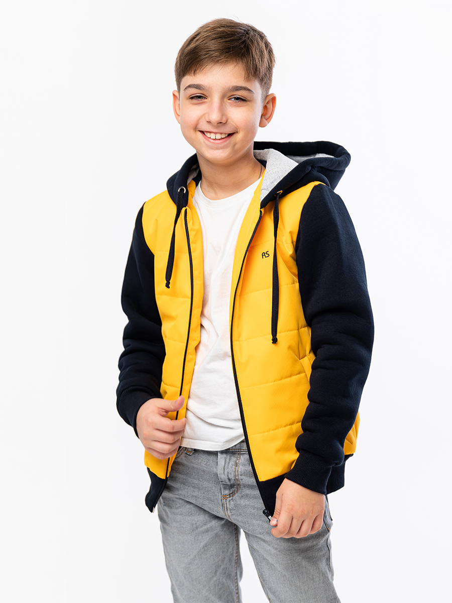 Куртка RODOS М-222_Детская(М)/Желтый_синий - фото 5