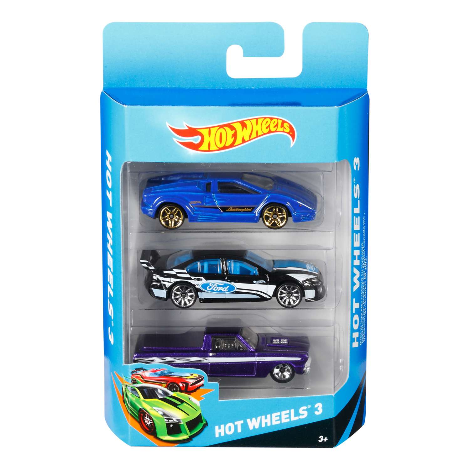 Игровой набор Hot Wheels из 3 машинок в ассортименте K5904 - фото 48