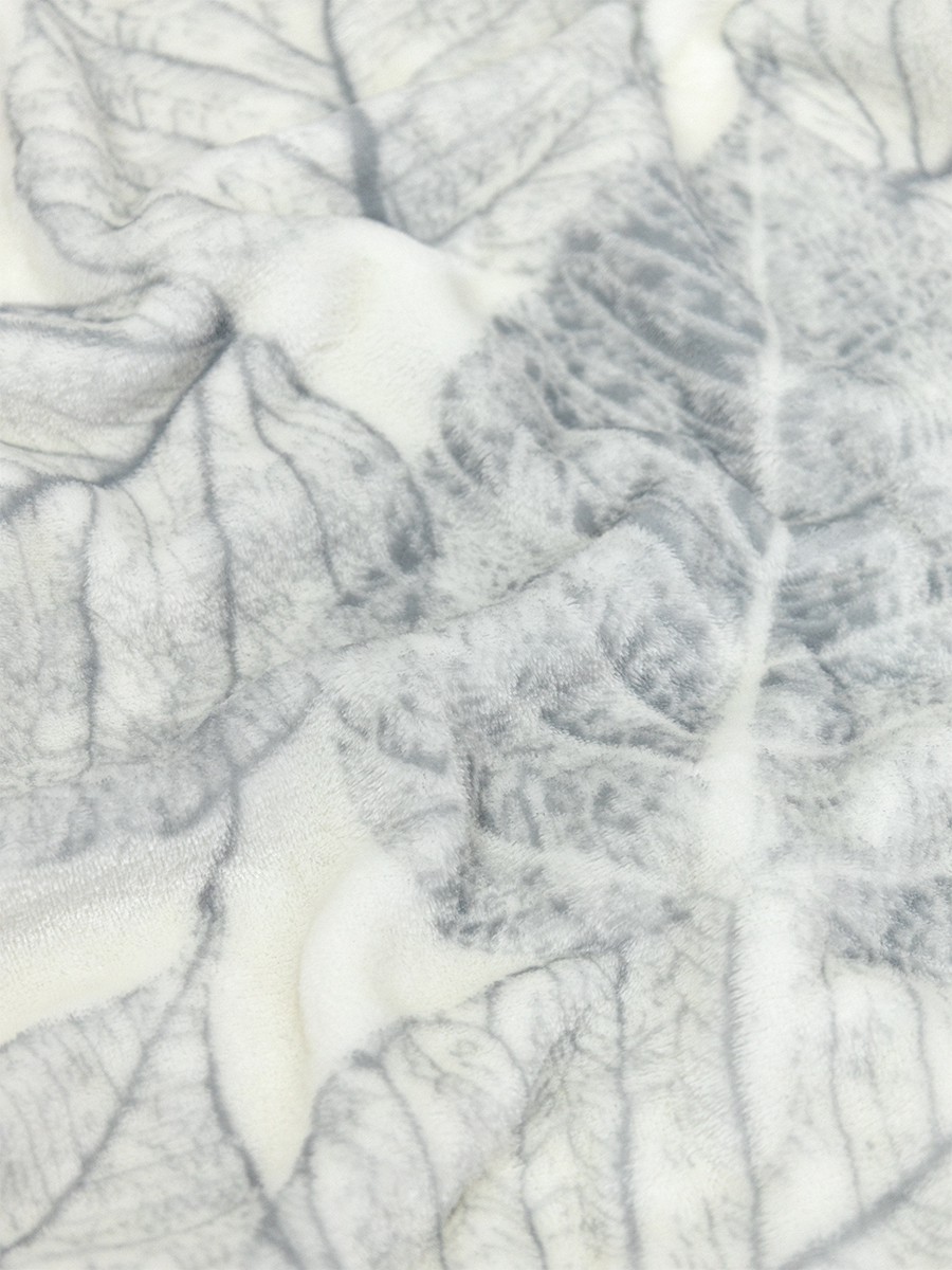 Покрывало BRAVO с тиснением серый 200 x 220 см велсофт - фото 3