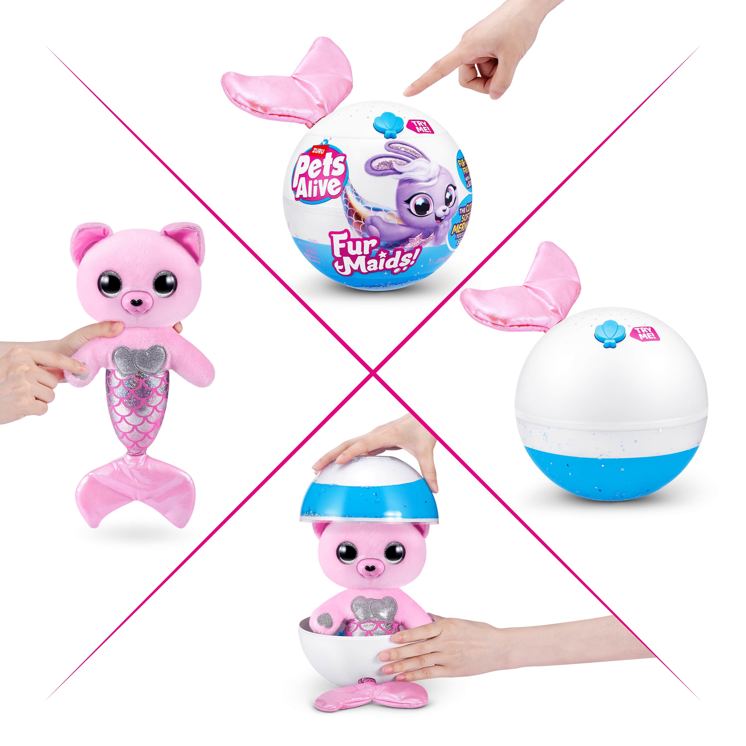 Игровой набор Zuru Pets Alive Интерактивная русалочка в ассортименте - фото 8