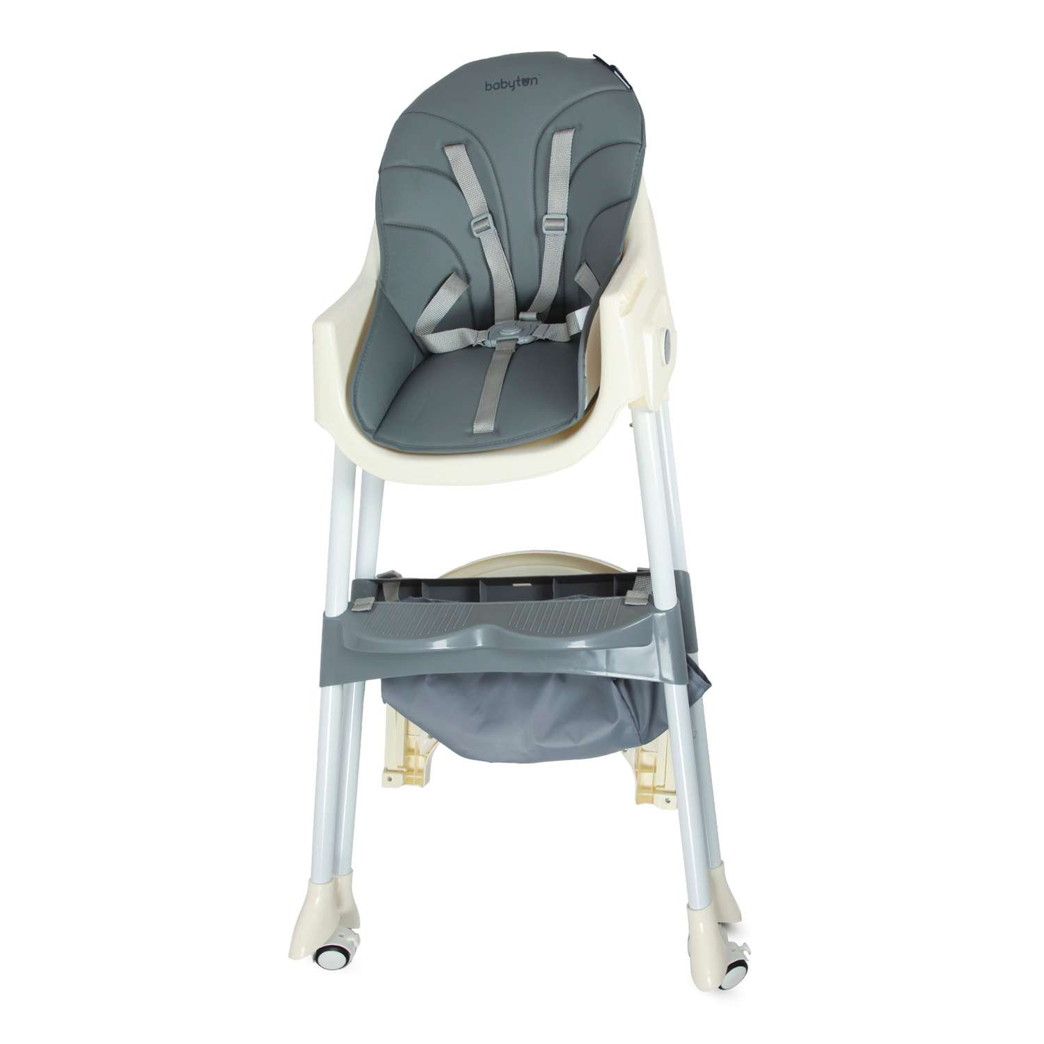 Стульчик для кормления Babyton Bueno Grey трансформер - фото 12