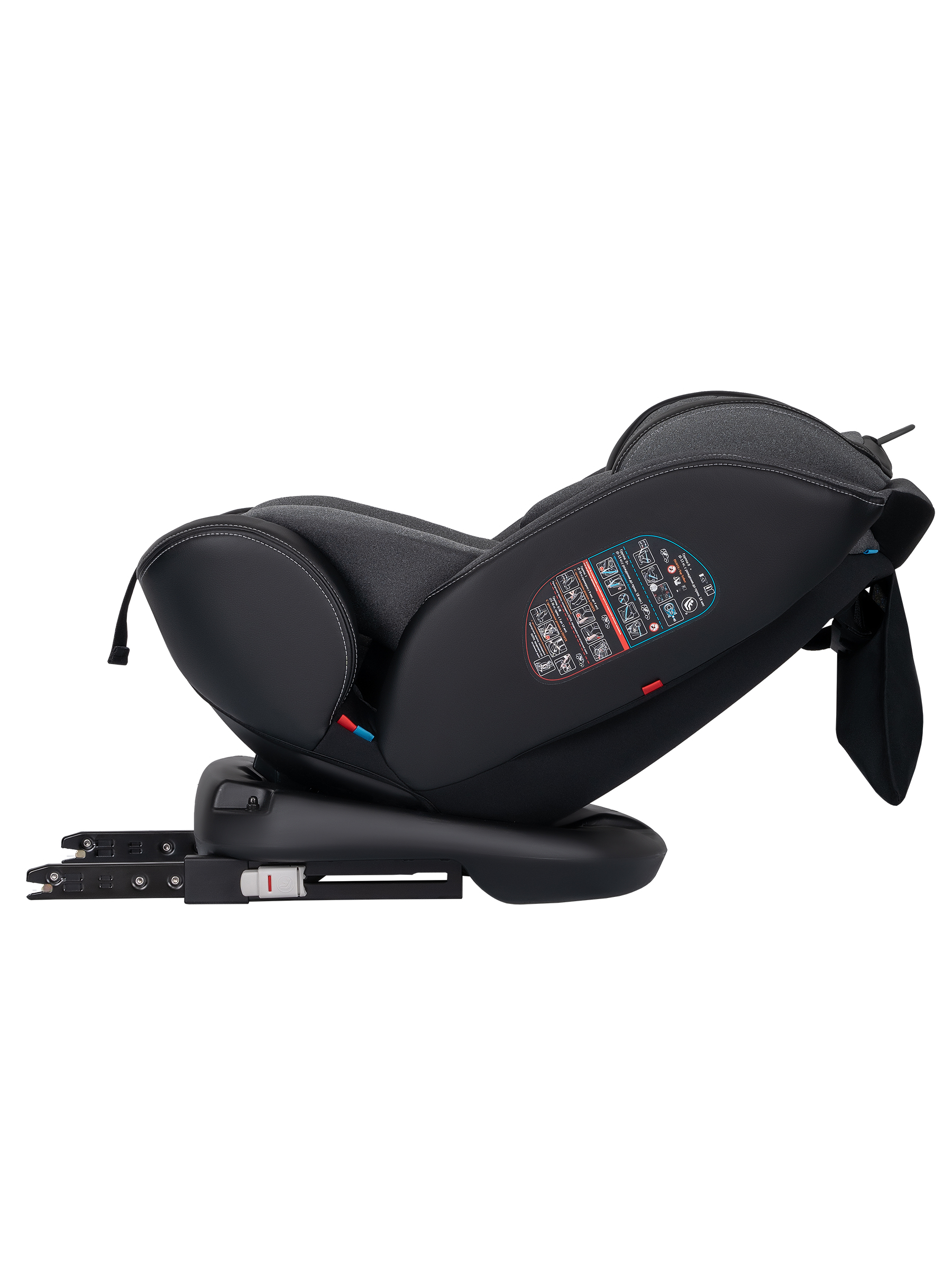 Автокресло Indigo Aero, серый Isofix 0+/1/2/3 (0-36 кг) - фото 2