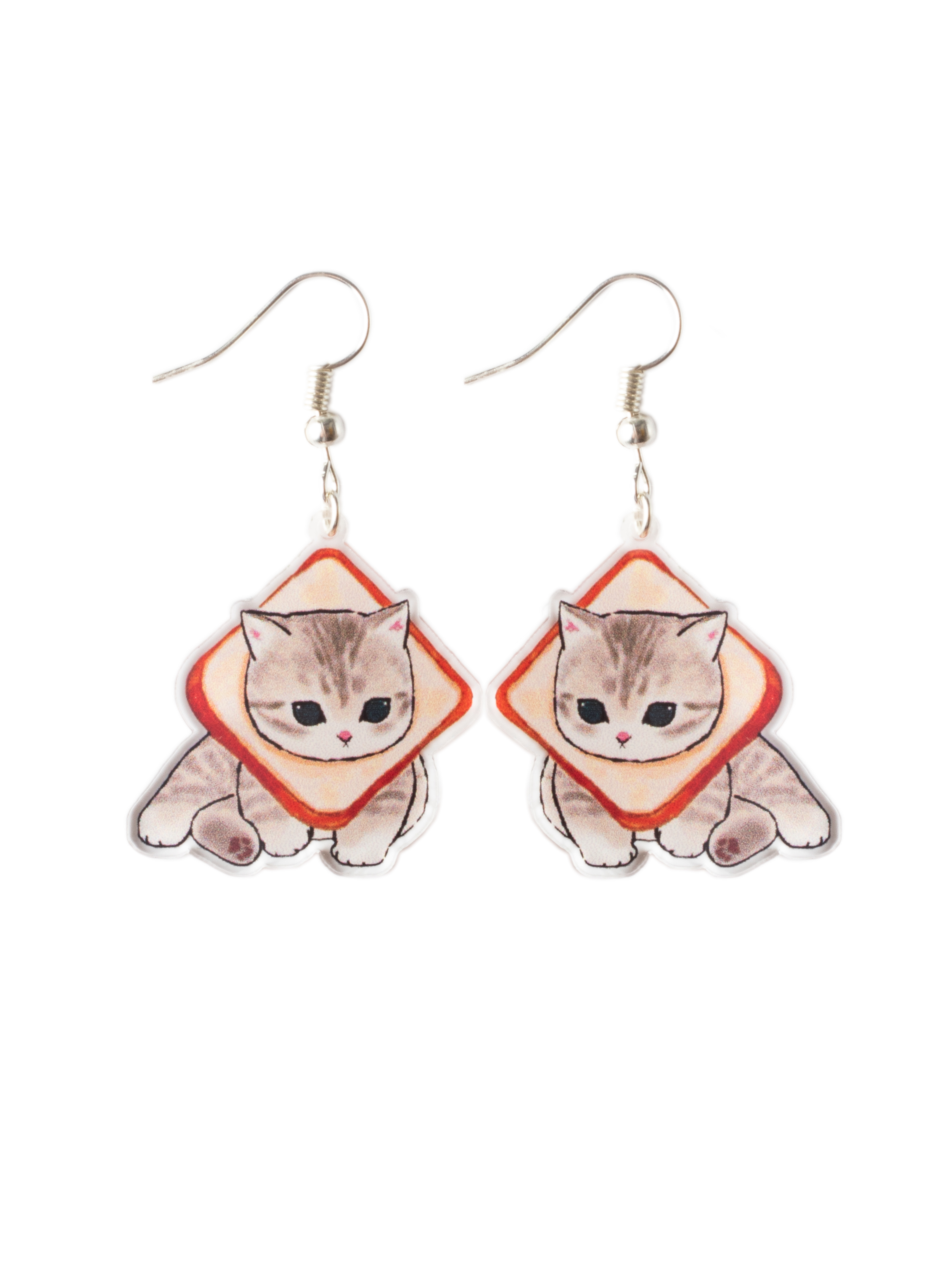 Серьги muf-muf sergi_bread_cat - фото 1