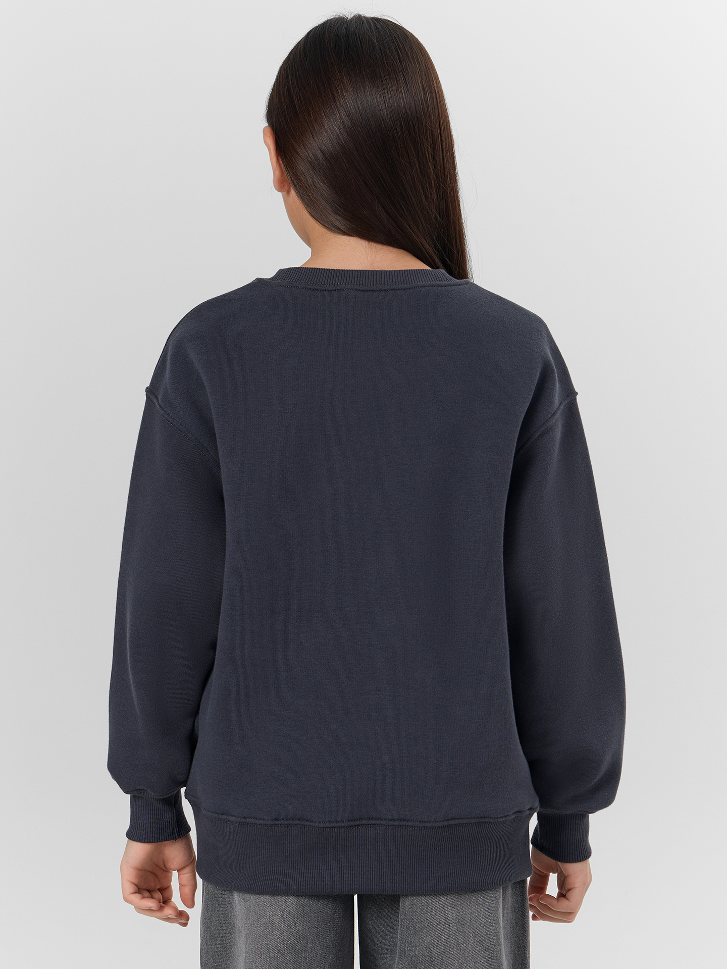 Лонгслив Mark Formelle (Марк Формэль) 127916/графит +печать1 - фото 2