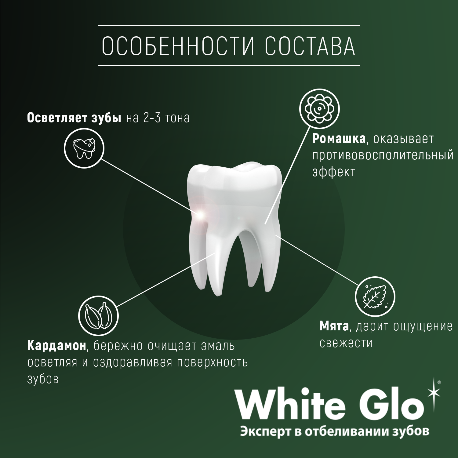 Зубная паста WHITE GLO - фото 7