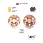 Пустышка BIBS латекс классическая от 0 мес. 2 шт.