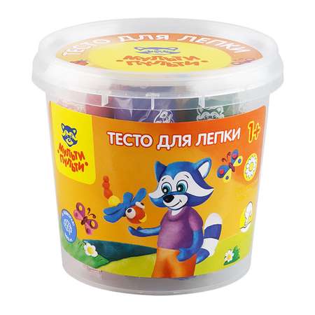 Тесто-пластилин Мульти Пульти 7 цв.