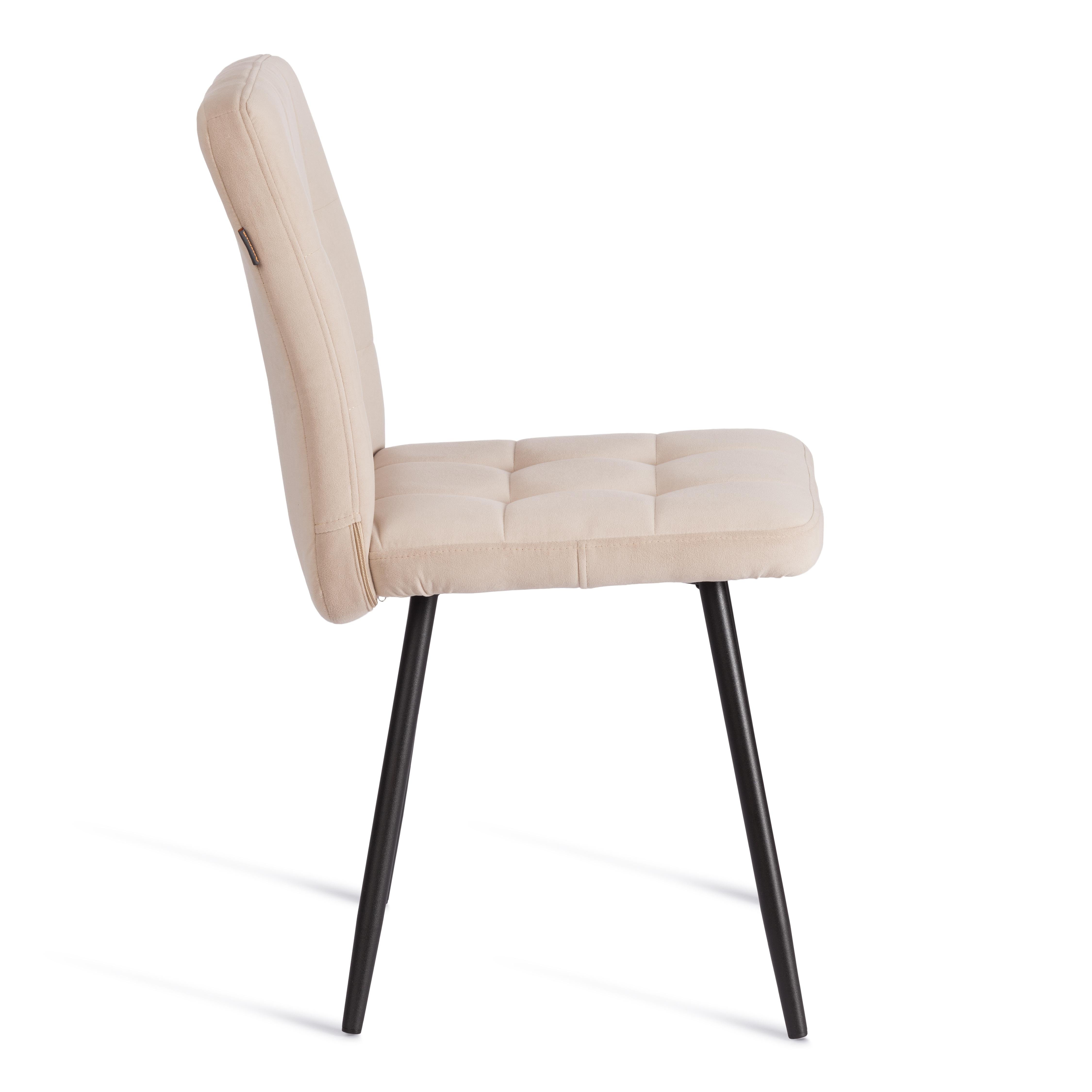 Стул TETCHAIR Medeo LT велюр, бежевый 2 шт. - фото 13