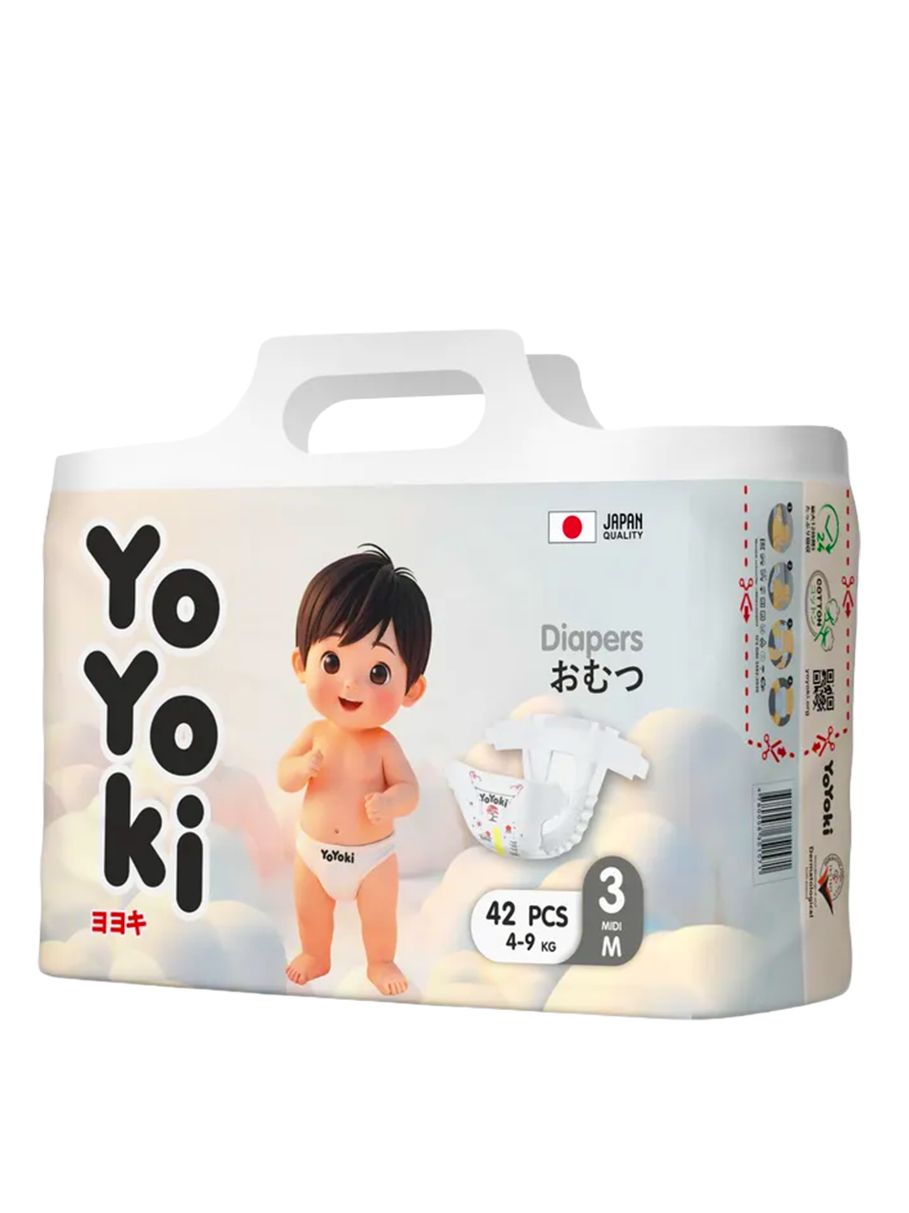 Подгузники Yoyoki 3 (4-9) 42 шт. - фото 1