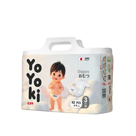 Подгузники Yoyoki 3 (4-9) 42 шт.