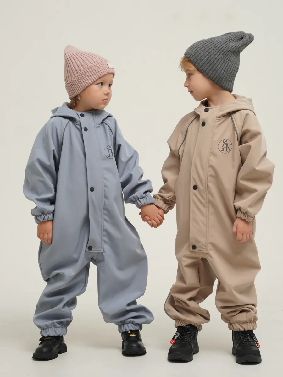 Комбинезон Супер Пупс Комб/сф/пл/серебряно-серый - фото 18