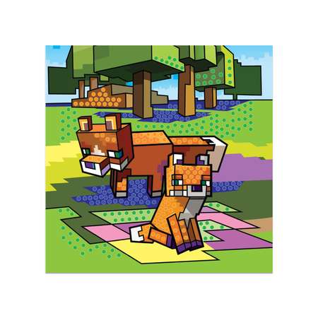Алмазная мозаика Minecraft