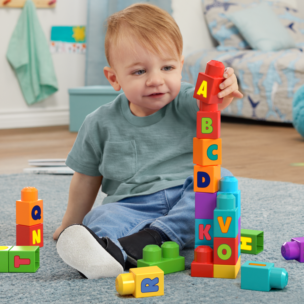Конструктор Mega Bloks Alphabet Block Bag 30 дет. - фото 6