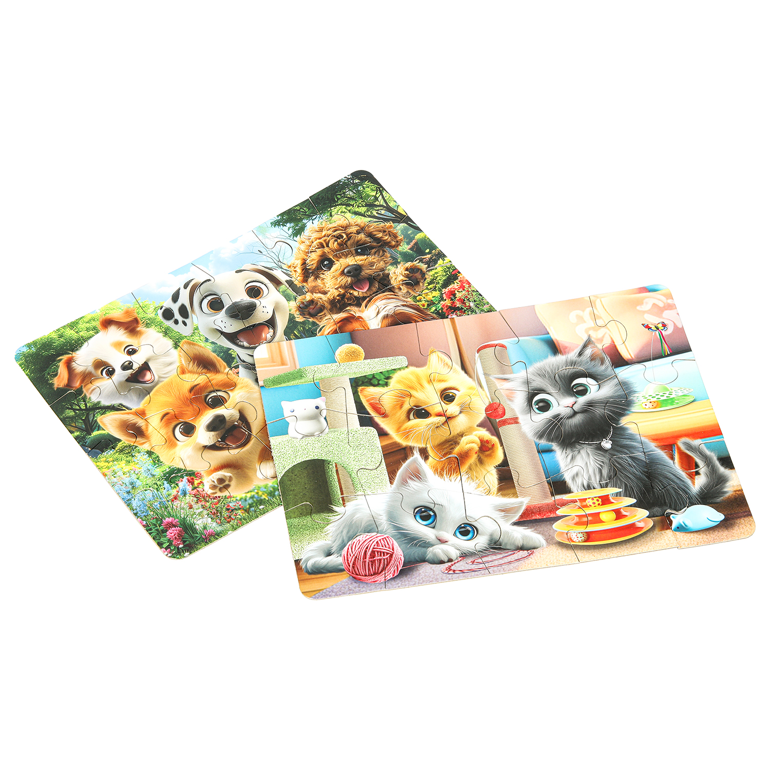 Пазл Умные игры Кошечки Собачки классический - фото 7
