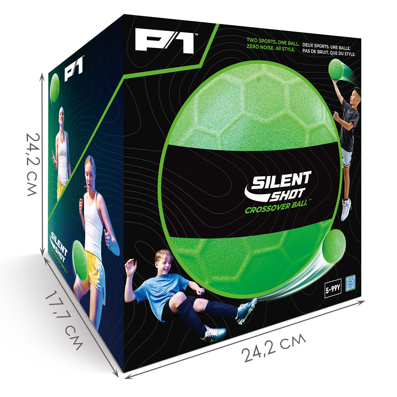 Детский мяч Hape универсальный баскетбольный, волейбольный 22 см - фото 3