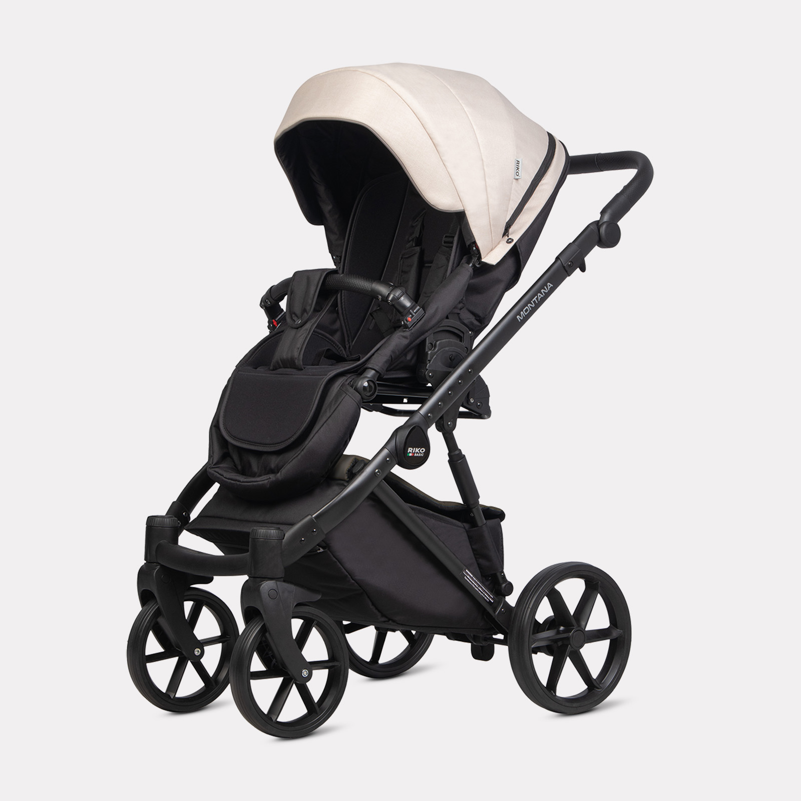 Коляска 3в1 Riko Basic Montana Plus коричневый - фото 5