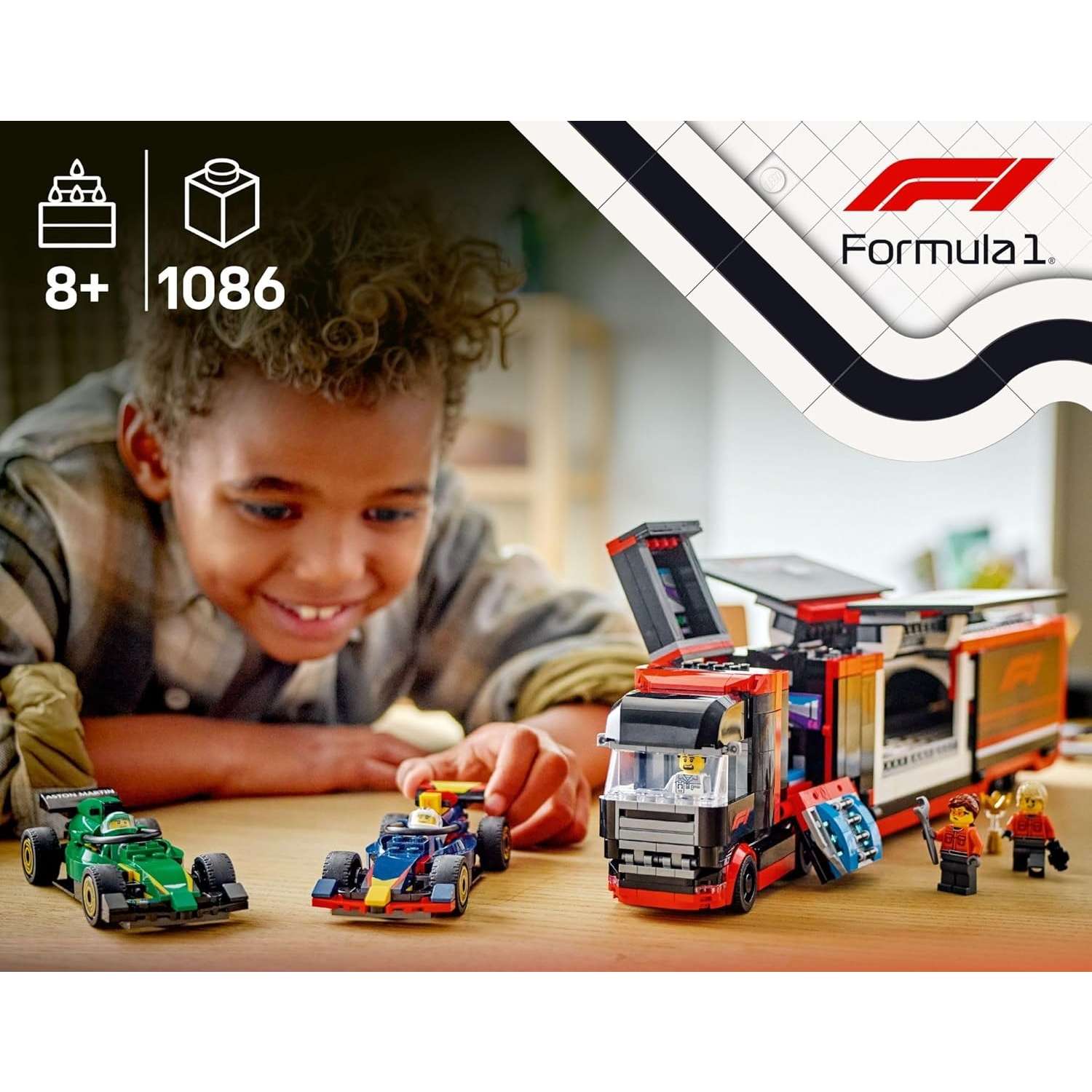 Конструктор LEGO City Грузовик с автомобилями 1086 дет. - фото 5