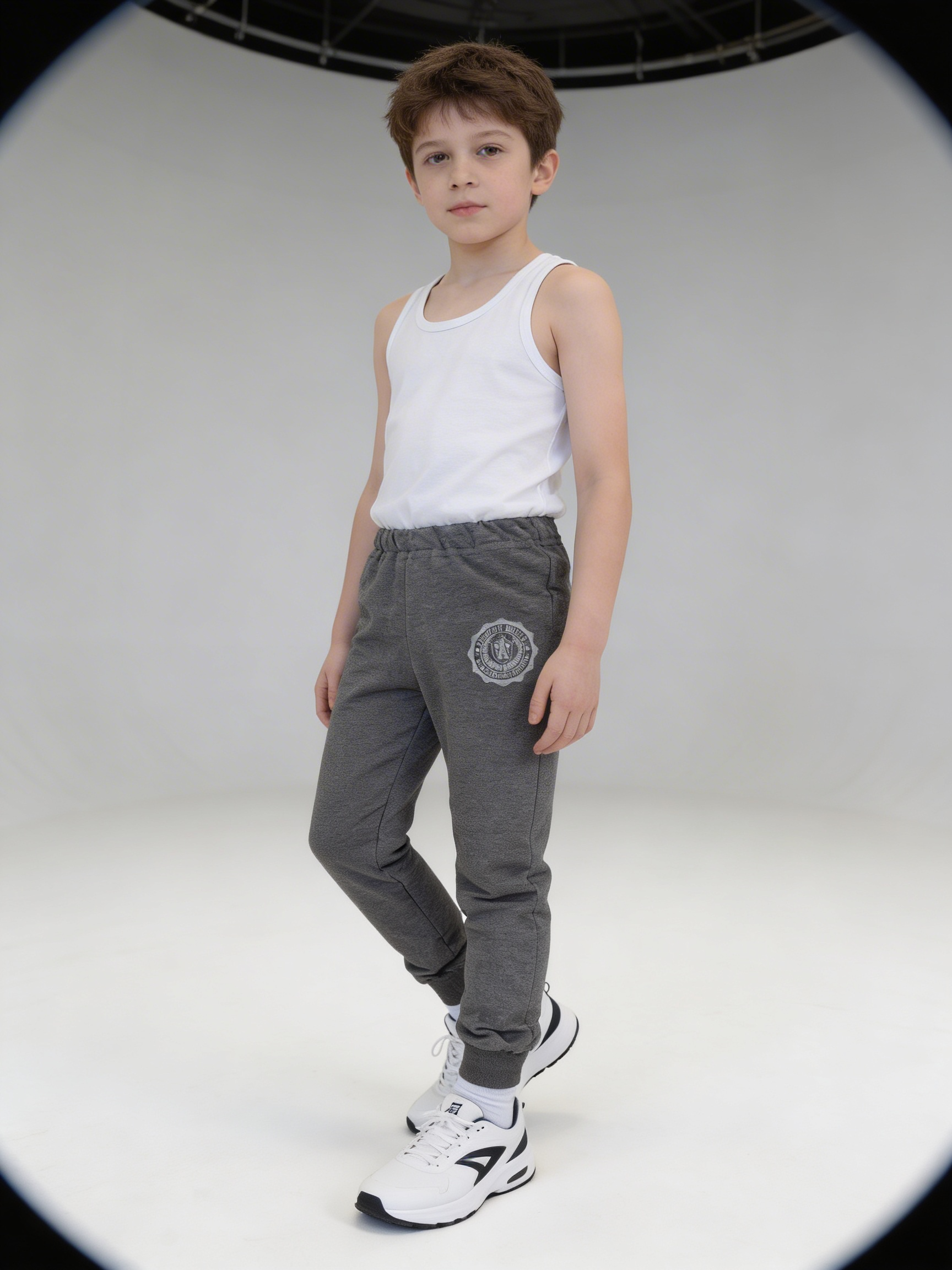 Брюки Утенок 446п антрацит колледж - фото 4