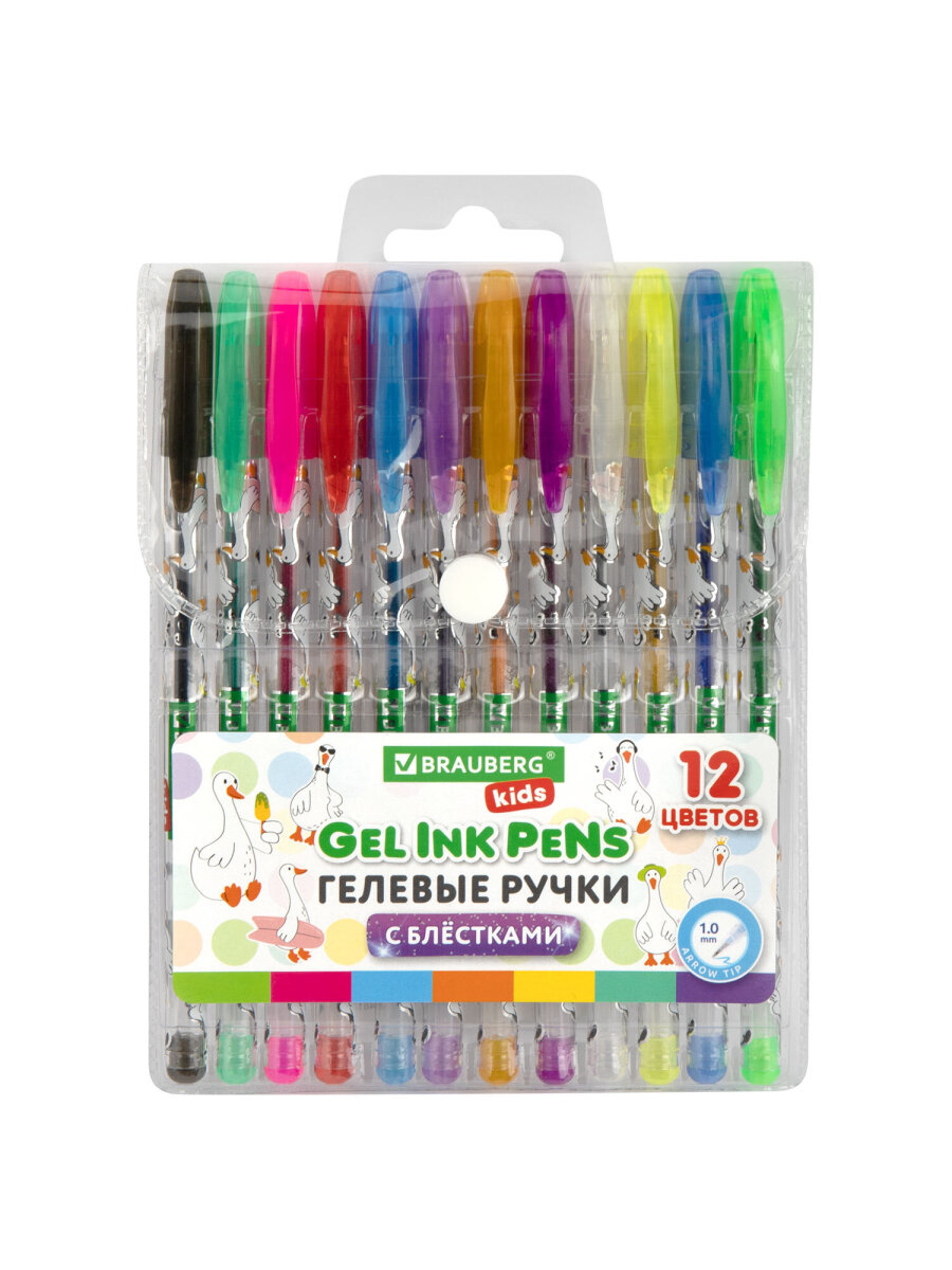 Ручка гелевая Brauberg 12 шт. - фото 2
