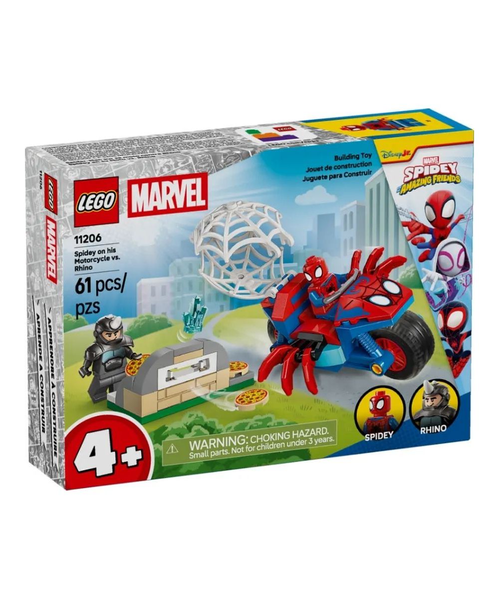 Конструктор LEGO Marvel Super Heroes Человек-паук против Носорога 61 дет. - фото 5