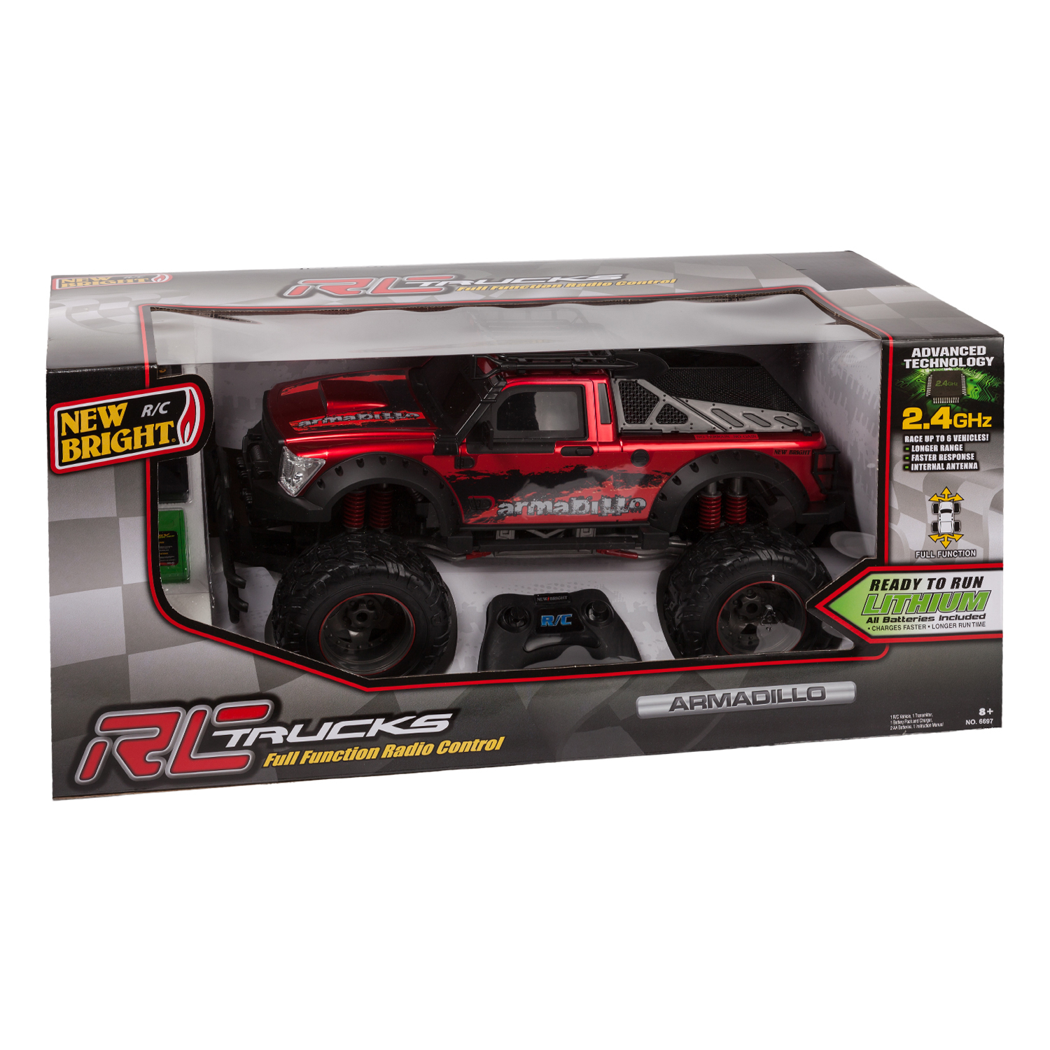 Грузовик РУ New Bright 1:8 - фото 3