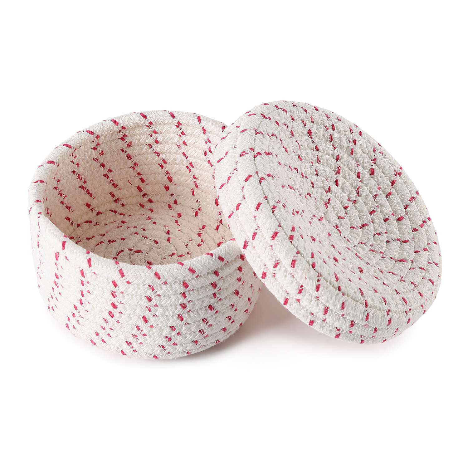 Корзинка декоративная ё с крышкой в ассортименте - фото 2