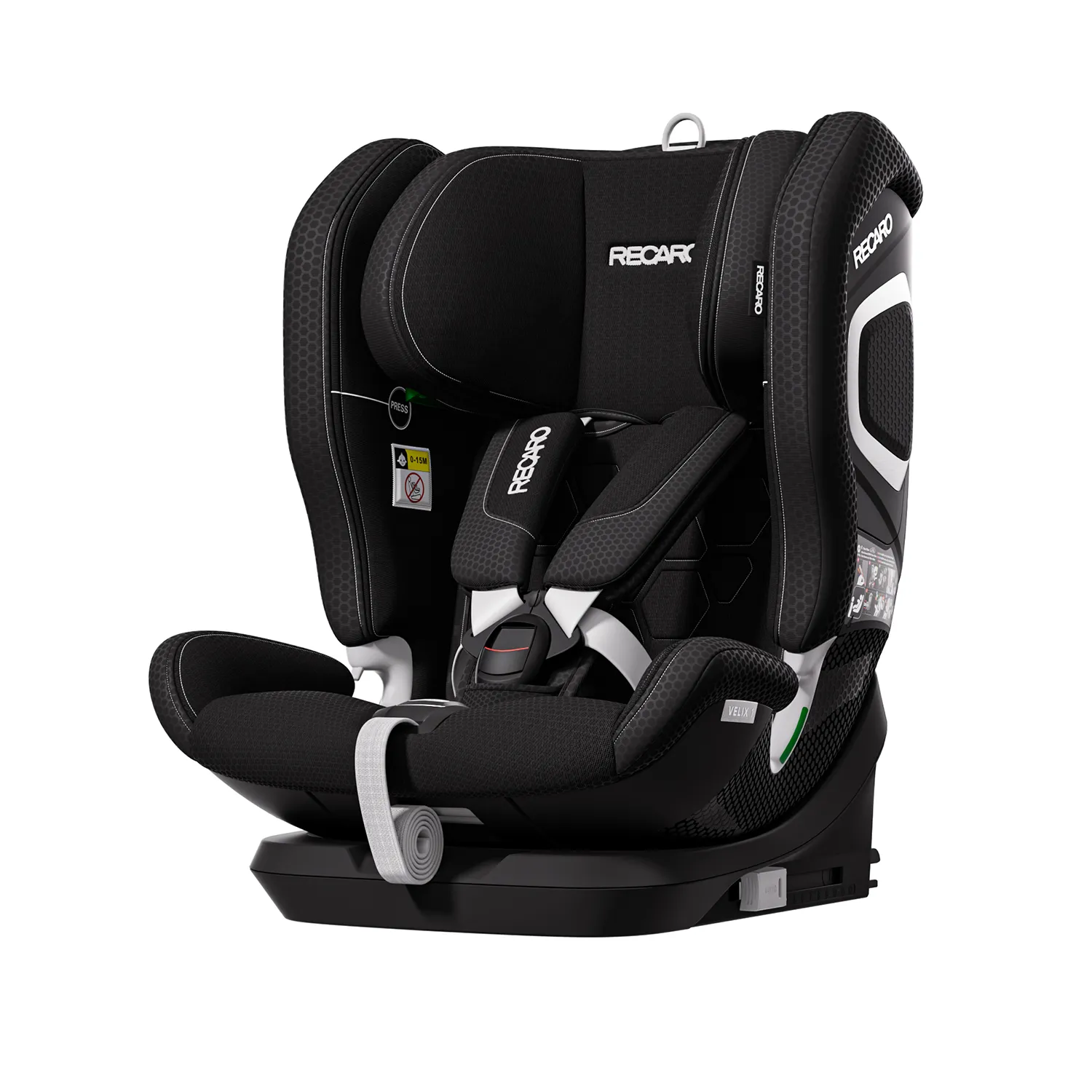 Автокресло Recaro Velix 1 Isofix 1/2/3 (9-36 кг) черный - фото 1